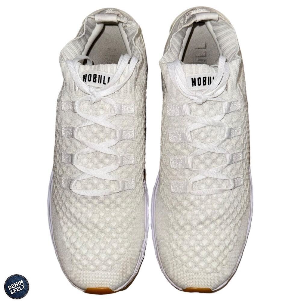 NOBULL Allday Knit Sneakers White Men’s Size 10.5 Training Gym Viral Shoes - Picture 5 of 16